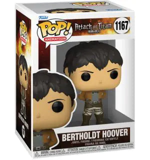 ACTION FIGURE FUNKO POP L'ATTACCO DEI GIGANTI  1167 BERTHOLDT HOOVER 9 CM