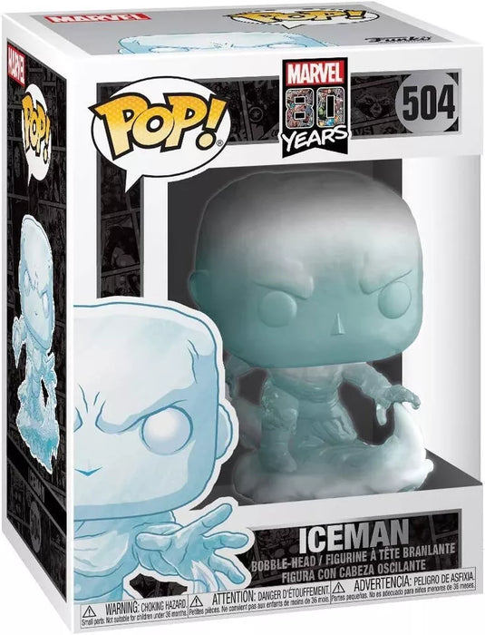 ACTION FIGURE FUNKO POP  MARVEL  504 ICEMAN 9CM