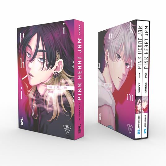 PINK HEART JAM REGULAR BOX  QUEER 81 IL BOX CONTIENE SERIE COMPLETA DI 2 VOLUMI