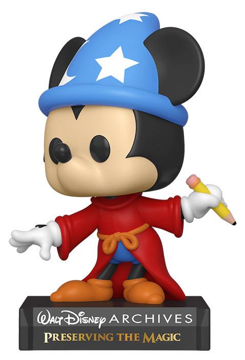 ACTION FIGURE FUNKO POP 799 DISNEY 50TH  ARCHIVES SORCERER MICKEY 9 CM