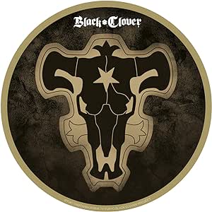 TAPPETINO MOUSE BLACK CLOVER  TORO NERO