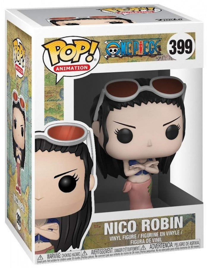 ACTION FIGURE VINYL POP ONE PIECE  SERIES 3  399 NICO ROBIN 9 CM