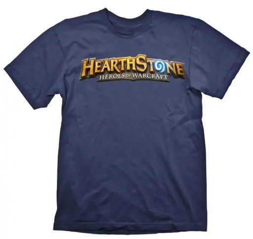 TSHIRT HEARTHSTONE  LOGO BLUE TAGLIA M