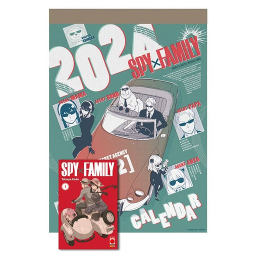 SPY X FAMILY CALENDARIO 2024 + SPY X FAMILY 1