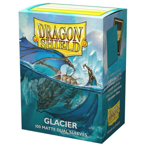 DRAGON SHIELD - 100 DUAL  MATTE STANDARD SIZE -GLACIER